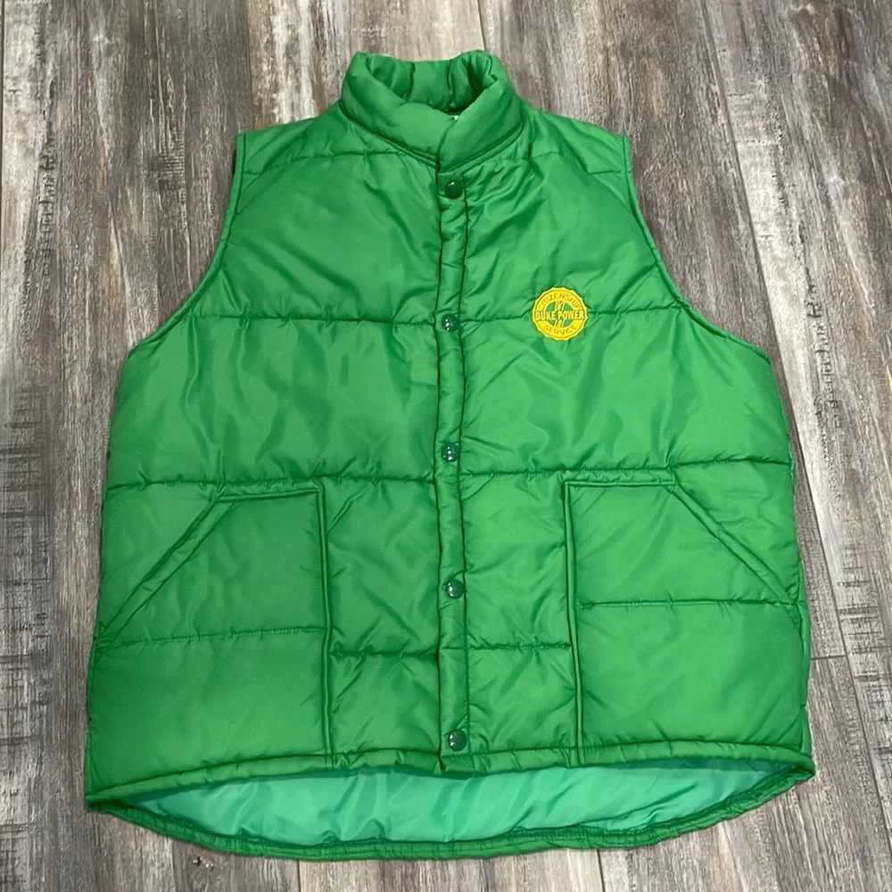 Holloway Vintage Green Puffer Vest